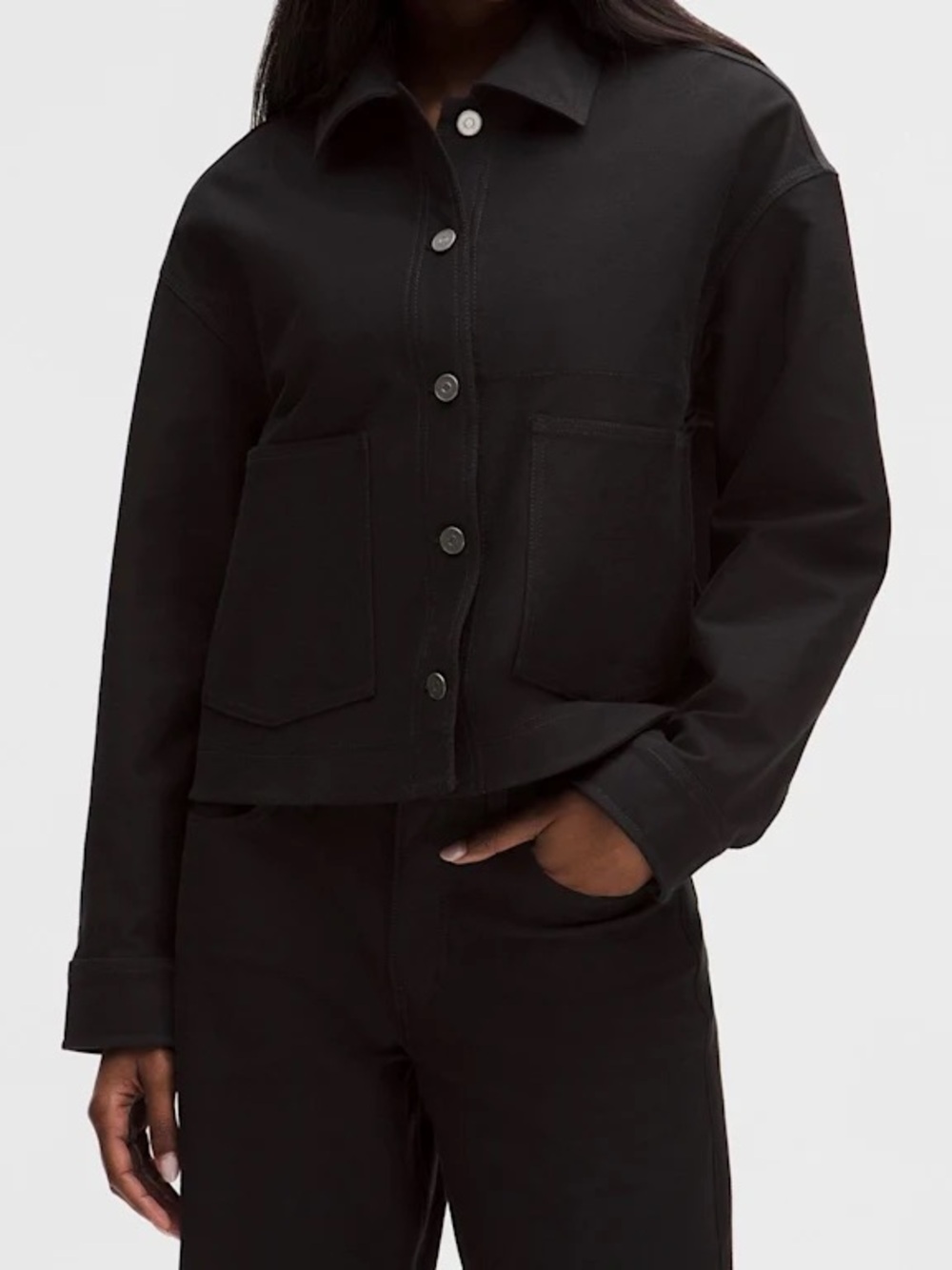 Black Lululemon EasyFive Jacket